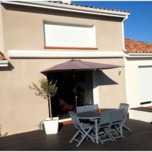 Couleurs Du Monde - Parasol De Balcon Leo Taupe