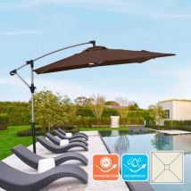Elios Parasols - Parasol déporté de jardin terassa 2.5x2.5 Ipanema