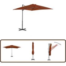 Parasol de jardin en porte-à-faux avec mât en aluminium - Parasol De Jardin - Parasol Extérieur - Parasol Portatif - Parasol Rectangulaire - Parasol
