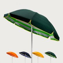 Parasol de plage en coton 200 cm Tropicana - Vert foncé