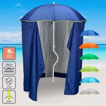Parasol de plage léger visser tente protection uv Girafacile 200 cm Zeus - Bleu