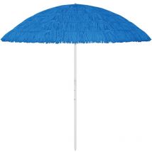 Parasol de plage Hawaii bleu 300 cm
