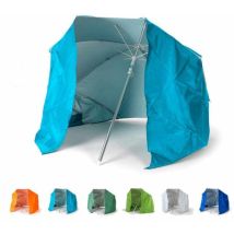 Parasol De Plage Pliable Portable Léger Aluminium Tente 160 Cm Piuma - Turquoise