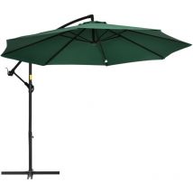 Parasol déporté octogonal xxl jolia vert