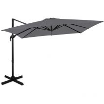 Parasol cantilever Pisogne 300x300cm - Premium parasol Gris - Vonroc
