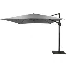 Parasol déporté Elios Novasun alu/novasun - grey/chiné clair 3x4 m - Proloisirs