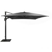 Parasol déporté Elios Sunbrella orientable alu/sunbrella - grey/graphite 119 - Proloisirs