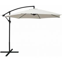 Ideanature - Parasol déporté rond Eko 3 m