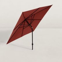 Parasol droit carré inclinable Juanito 300x300 cm