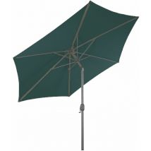 Parasol en aluminium avec coude ø 2,5 m - couleur : vert (2200)