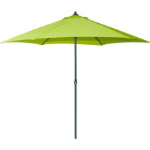 Fraschetti - Parasol en aluminium vert d.270 avec poignée pour mobilier de piscine extérieur