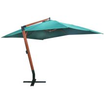 Parasol flottant Melia 300 x 400 cm Vert Vidaxl