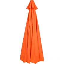 Parasol extérieur, imperméable et résistant aux uv, parasol de remplacement pour terrasse (sans pied) orange, convient à 2.7m, 6 oses - Jeffergarden