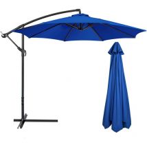 Jeffergarden Parasol extérieur, imperméable et résistant aux UV, toile de remplacement pour parasol de terrasse, sans armature, bleu, pour parasol de
