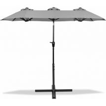 MaxxGarden Parasol inclinable 300 x 150cm - Parasol à mât XXL - Anthracite
