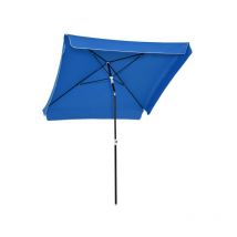 MH - Parasol inclinable carré racer bleu