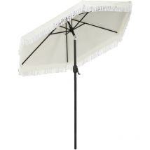 Parasol inclinable trunk crème