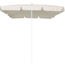 Maffei - Parasol Art.113r Écru 185 X 125 X H 230 Cm Cadre En Acier Blanc