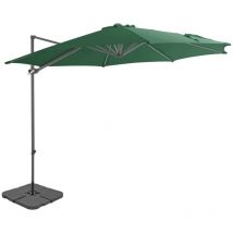 Parasol, Parasol de Jardin avec base portable Vert OWV64532 Maison Chic