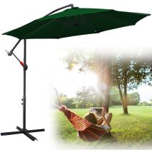 Parasol - parasol jardin, parasol, parasol de balcon - 350 cm Vert