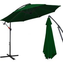 Parasol - parasol jardin, parasol, parasol de balcon - 300 cm Vert