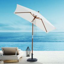Parasol rectangulaire Evasion Crème