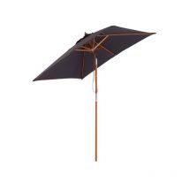 Parasol rectangulaire inclinable frejus gris foncé