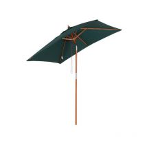 Parasol rectangulaire inclinable wimbledon vert foncé