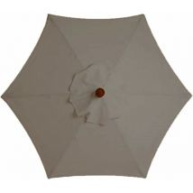 Parasol Replacement Cover - 6 Ribs - 3M - Waterproof - Anti-Ultraviolet - Replacement Fabric (3M / 9.8Ft,Khaki)