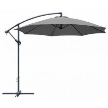 Proloisirs - Parasol deporté 300cm - grey/taupe