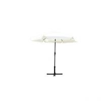Parasol rond mode'le Oron 2,7 m avec toile polyester 160 gr/m2 avec treuil