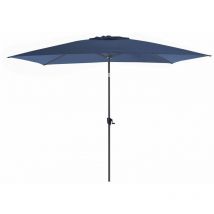 Proloisirs - Parasol Alu 3X2/6 Inclinable - Grey Mat / Bleu
