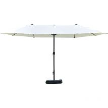 Parasol xxl cannes crème