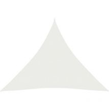Parasole a Vela, Vela da sole Ombreggiante per esterna 160 g/m² Bianca 4x4x4 m in hdpe -BVH72310