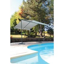 Homemaison - Marquise 2 Pans À Manivelle Ecru 350x300 Cm
