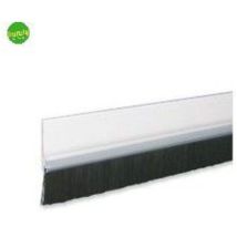 Paraspiffero rigido in PVC con spazzola flessibile – 1 metro – Materiale: PVC – Edilizia, materiali da costruzione