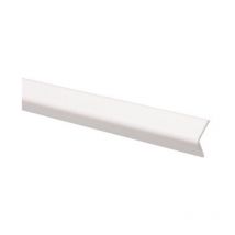 PARASPIGOLO POLISTIRENE LISCIO 30X30 H.290 BIANCO. Prezzo per 1 pezzo.