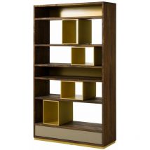 Paravento 111x40x193 Bois de manguier marron huilé chicago 111 - brun