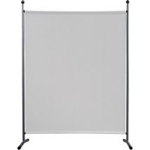 Quick-star - Paravent 150 x 190 cm Séparateur de tissu Jardin Balcon Écran de confidentialité partition Blanc