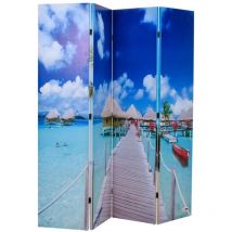 Paravent, Cloison de séparation pliable 160 x 170 cm Plage FR300230 Maison Chic