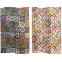 Vacchetti - Paravent impression 3 panneaux en faïence 120,6x2,5xh180,6x2,5xh180