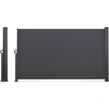 Paravent modulable rétractable extérieur - 160 cm x 6 m - Gris anthracite