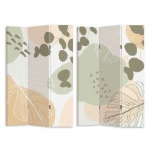 Vacchetti - Paravent imprimé multicolore à 3 panneaux rectangulaire 120,6x2,5xh180,6x2,5xh180
