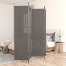 Design In - Paravent,,Cloison de séparation, Pièce Protéger Privée 4 panneaux Anthracite 200x200 cm Tissu CFW58500