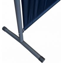 Quick-star - Paravento da Giardino 180 x 78 cm Divisorio in Tessuto Protezione della Privacy Nero