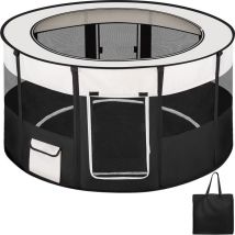 Tectake - Enclos pour chiots / chien modulable Pliable, pour une utilisation intérieure et extérieure