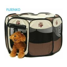 Kinarito - Parc À Chiots Clôture Octogonal Pliable 72x45cm Pour Animaux