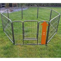 Bb-loisiram - Parc enclos pour chiens grillage cage clôture intérieur et extérieur Hauteur 100cm modèle Dog run « l 482 »