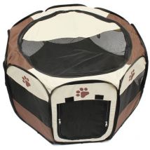 Digitalab - Parc pour Chien Pliable Cage Chien Interieur et Exterieur Parc Chiot Pliable octogonale