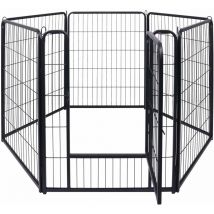 Naizy - Parc pour chiots 6 pièces, parc pour chiens, appartement, barrière pour chiots, enclos pour chiots, parc pour animaux, enclos extérieur pour
